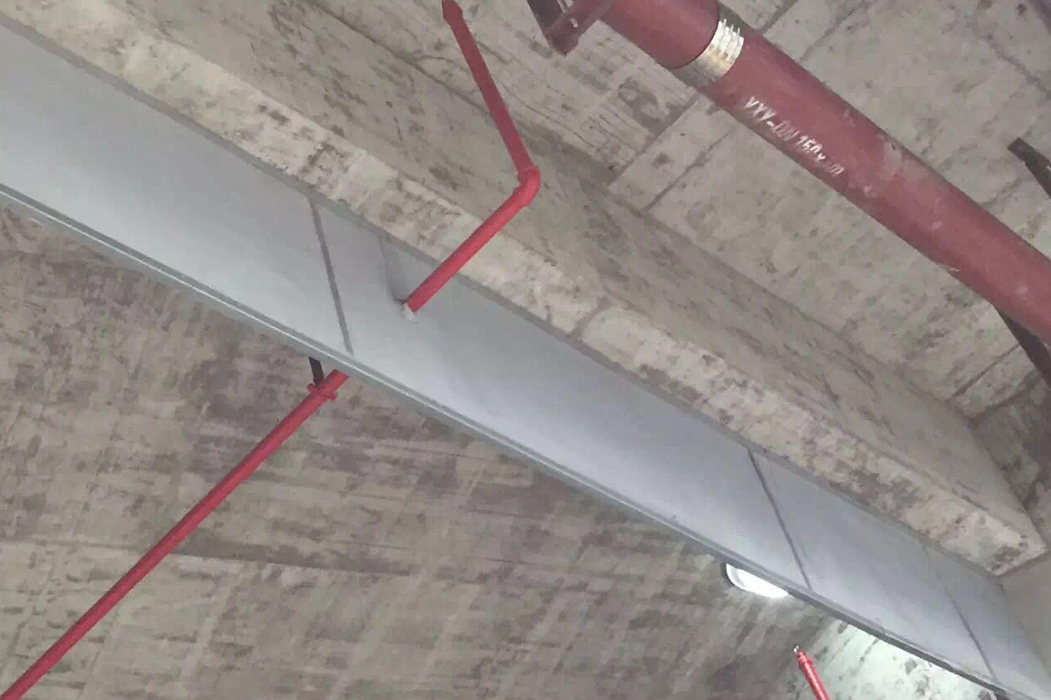 無機布固定式擋煙垂壁